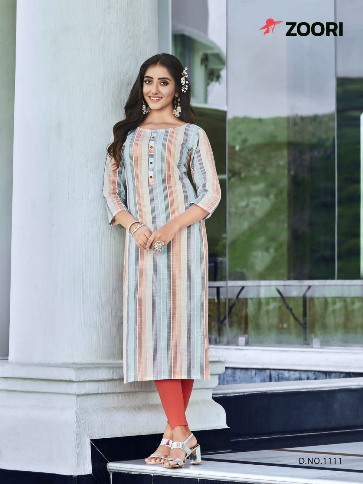 Zoori Akshara 17 Fancy Regular Wear Wholesale Designer Kurtis